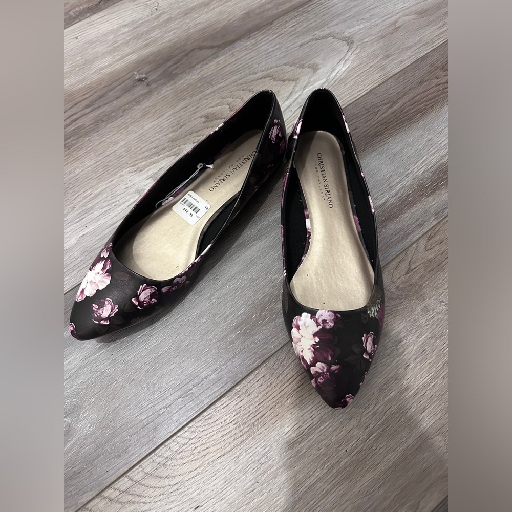 Flat shoes floral